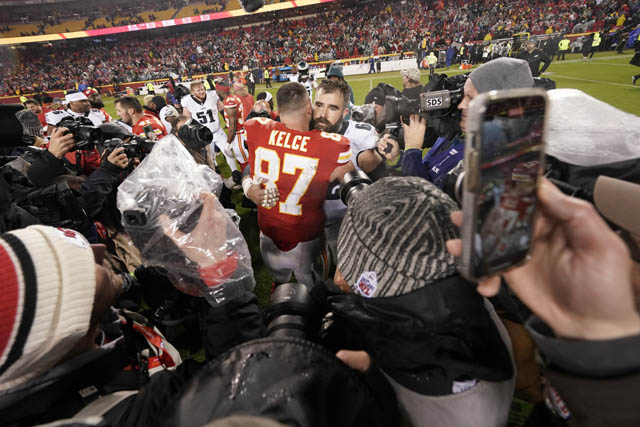 Travis Kelce and Jason Kelce Had an In-Depth Conversation About Being Naked in NFL Locker Rooms