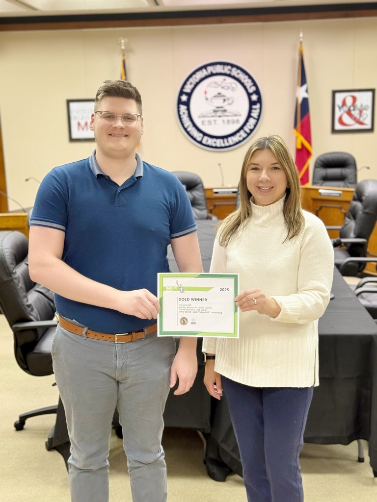 Victoria ISD Communications Department Wins Gold MarCom Award
